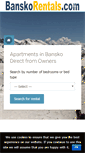Mobile Screenshot of banskorentals.com